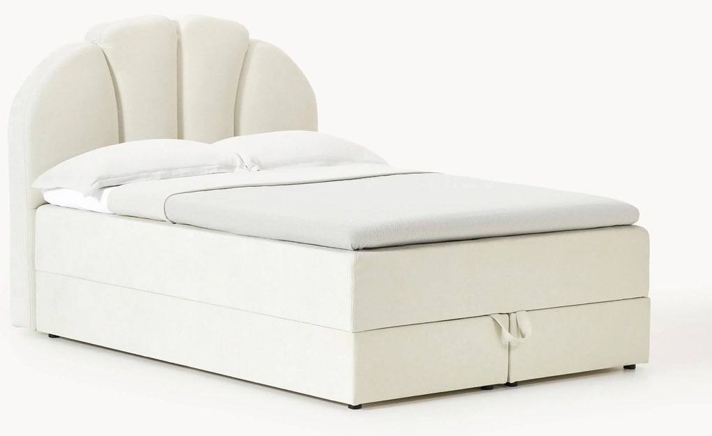Letto boxspring con vano contenitore Romia