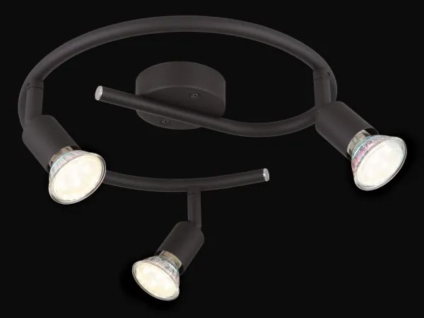 GLOBO 57382-3L - Faretto LED OLIWA 3xGU10/3W/230V