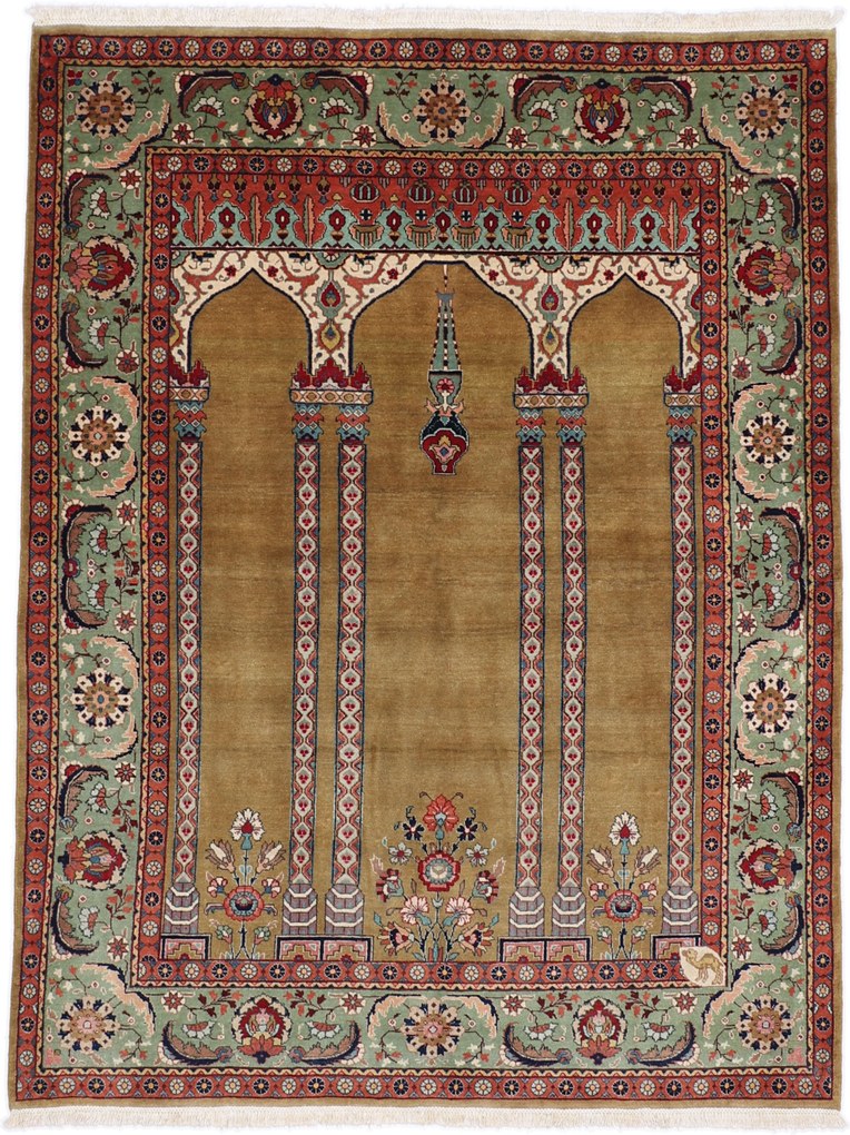 Tabriz Tappeto 180 x 230 (Iran) Annodato A Mano