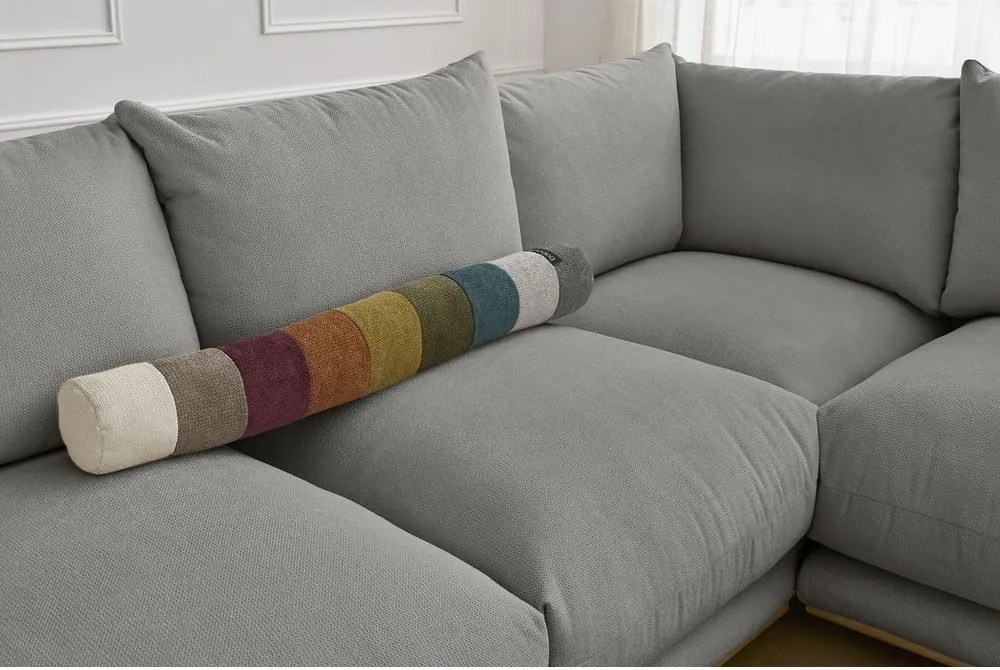 Divano angolare grigio Ernest – Bobochic Paris