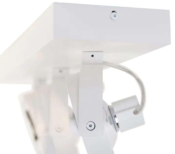 Faretto di design bianco orientabile 3 luci - Go