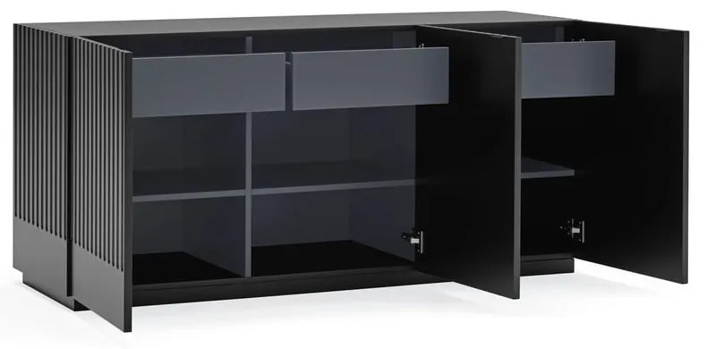 Cassettiera nera , larghezza 150 cm Doric - Teulat