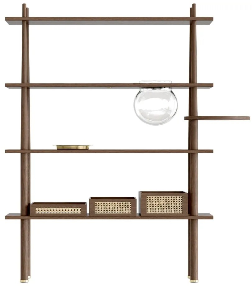 Scaffale modulare marrone in rovere 110x148 cm Stories - UMAGE