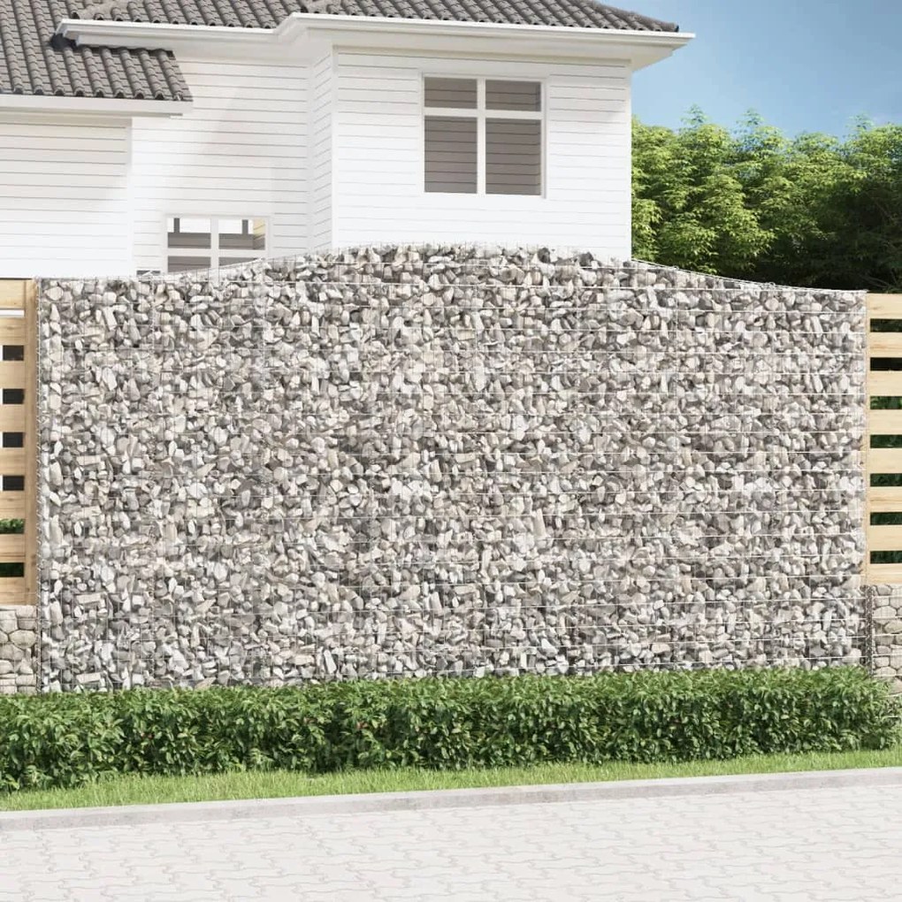 Cesti Gabbioni Ad Arco 10 Pz 400x50x220/240 Cm Ferro Zincato /