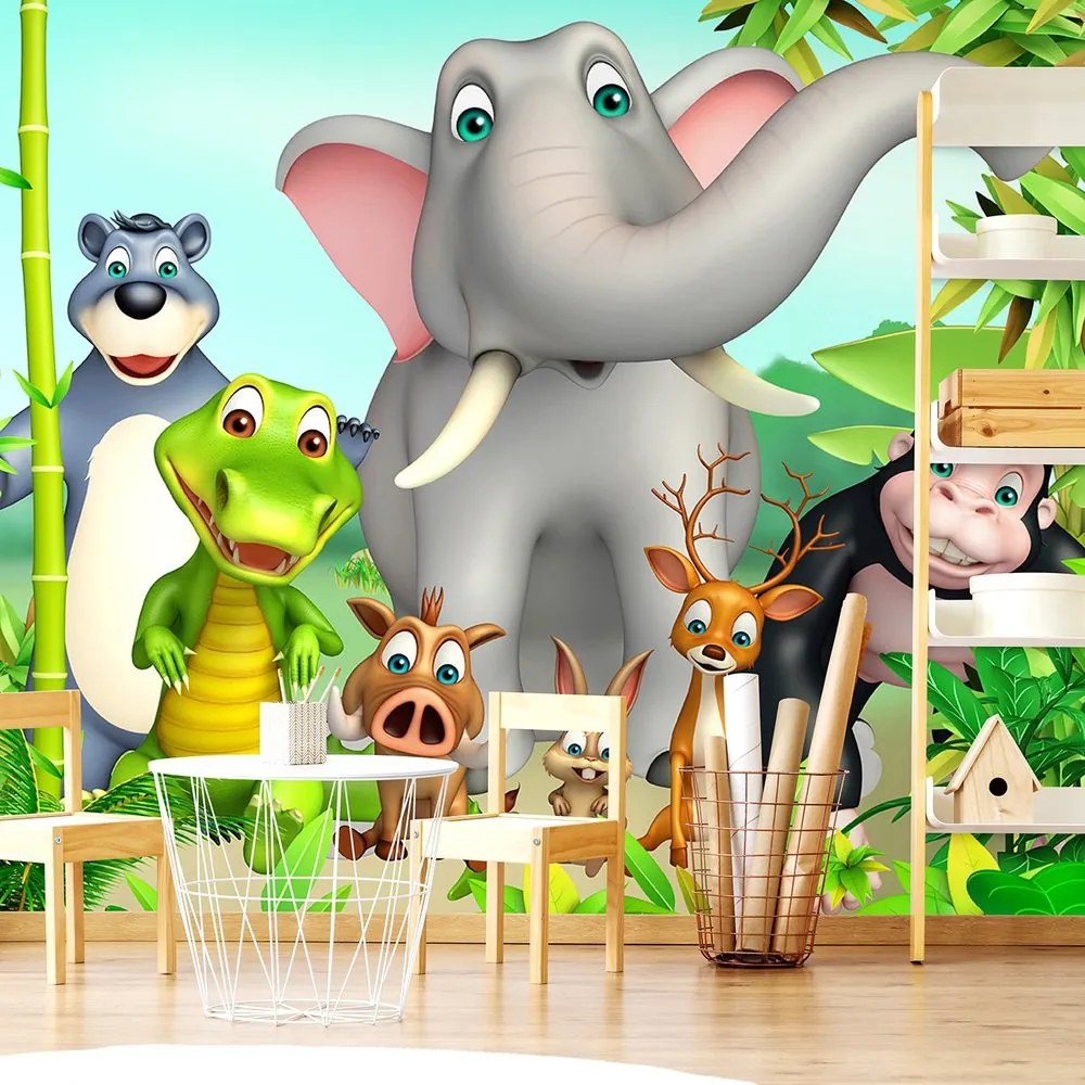 Carta da parati autoadesiva – Animali carini