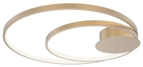 Plafoniera led diem oro 40w 4600lm cct 61,5x6cm