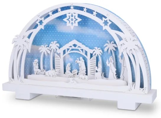 Brilagi - Decorazione natalizia LED presepe LED/2xAA