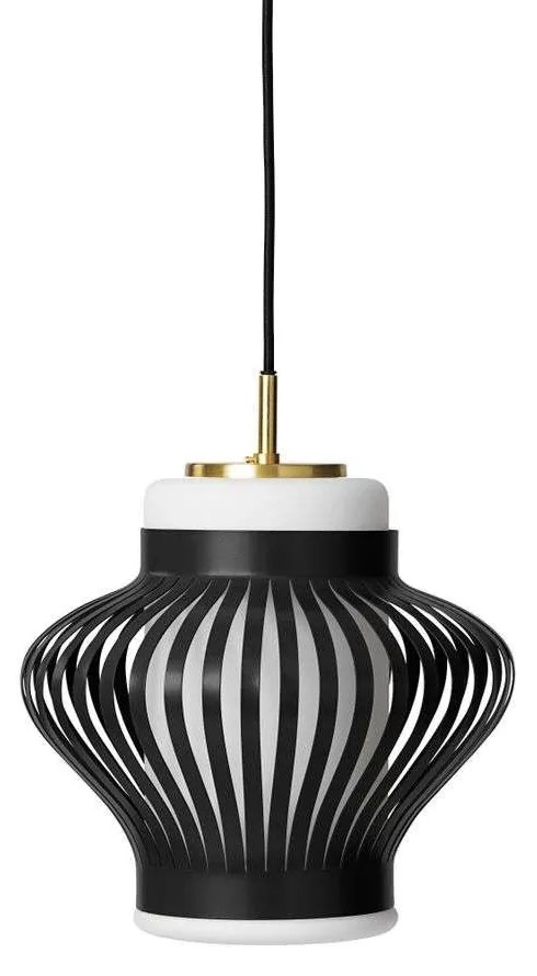 Warm Nordic - Opale Lamella Lampada a Sospensione Black Noir Warm Nordic