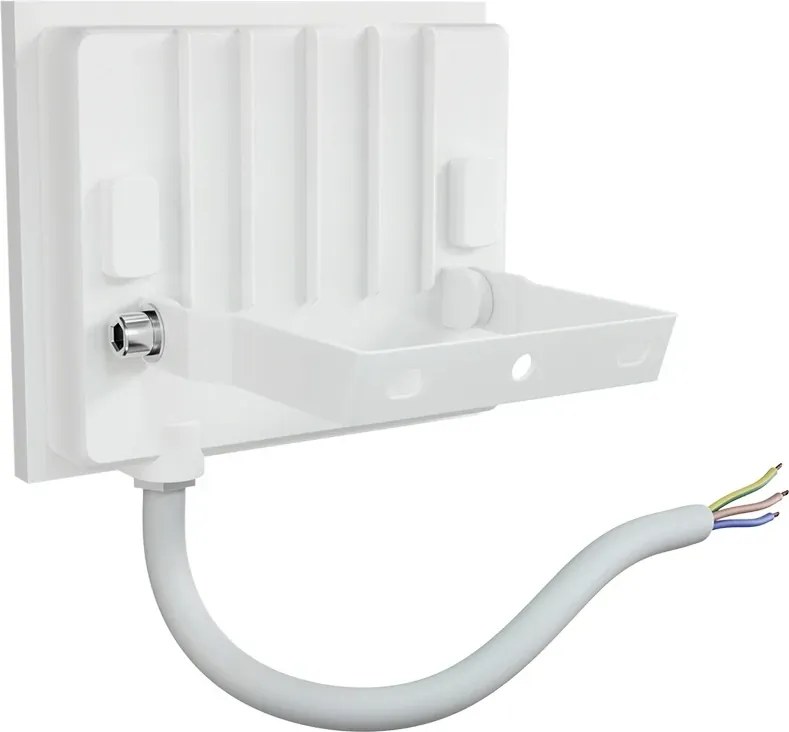 Faro LED 20W IP65 in Alluminio Bianco con OSRAM chip LED Colore Bianco Freddo 6.500K