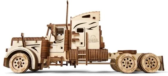 Ugears - 3D puzzle meccanico in legno Camion semirimorchio Heavy Boy