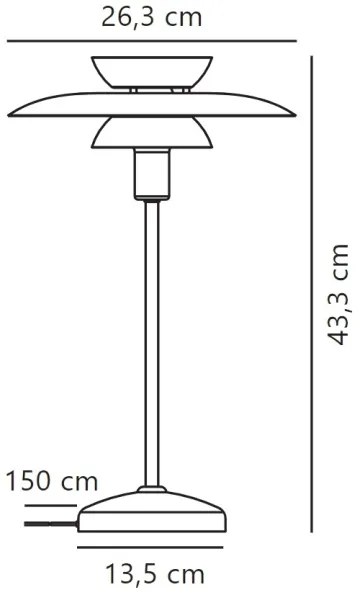 Nordlux - Lampada da tavolo CARMEN 1xE14/25W/230V nero