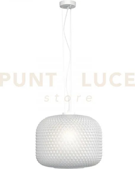 Lampadario a sospensione ashford sferica bianca 1 luce attacco e27 ...