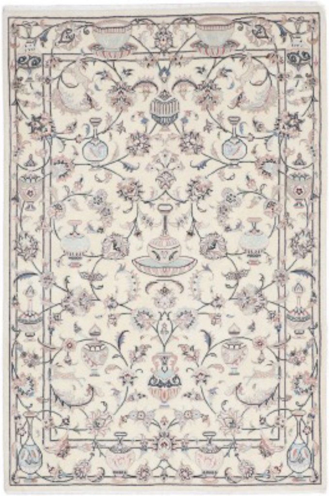 Kashmar Tappeto 210 x 140 (Iran) Annodato A Mano