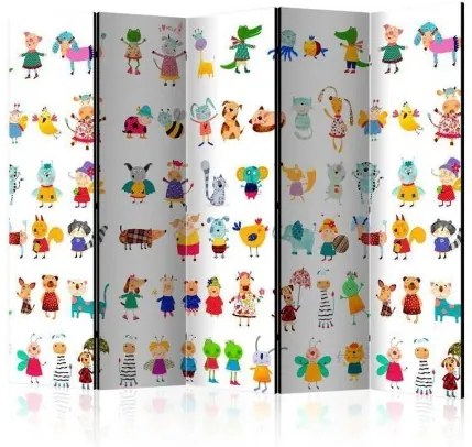 Paravento Cartoon Pets II [divisori da interno]