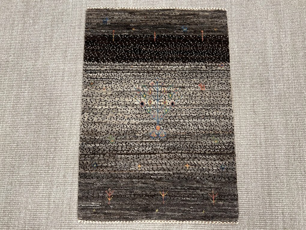 Loribaft Tappeto persiano 90x60 Grigio (Iran) Annodato A Mano