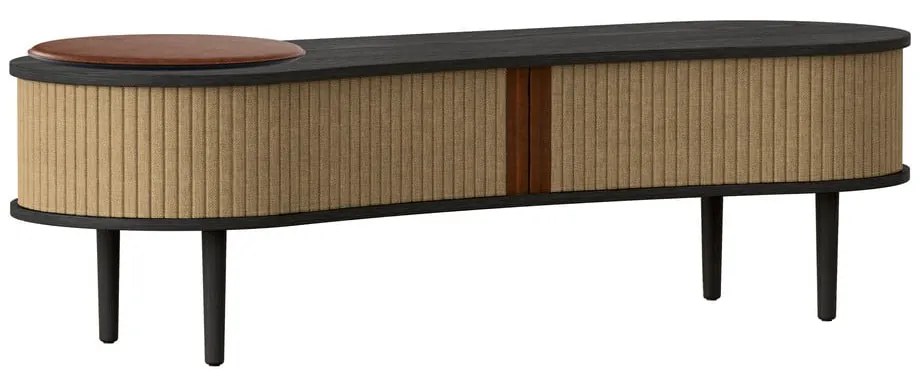 Tavolo TV marrone in rovere 140x40 cm Audacious - UMAGE