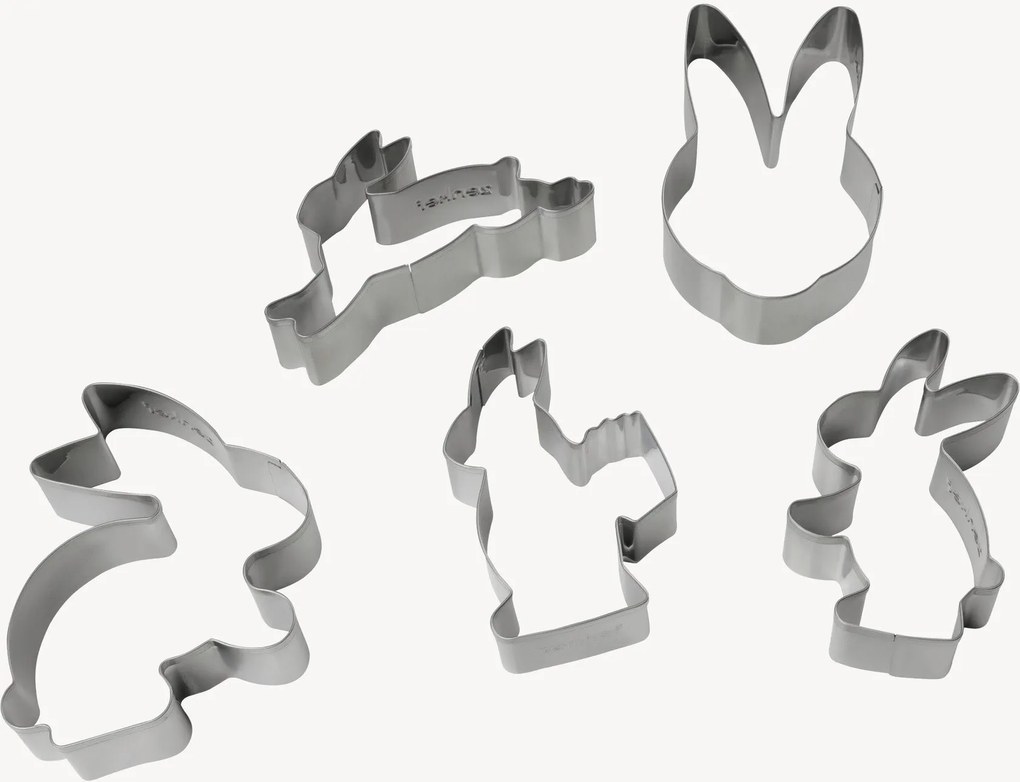 Set di 5 stampi per biscotti Easter Bunny