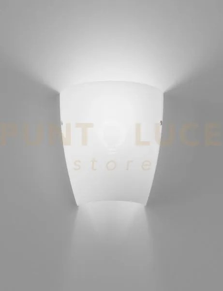 Dafne applique a parete bianco satinato 1 luce attacco e27