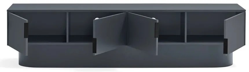 Tavolo TV antracite 200x50 cm Totem - Teulat