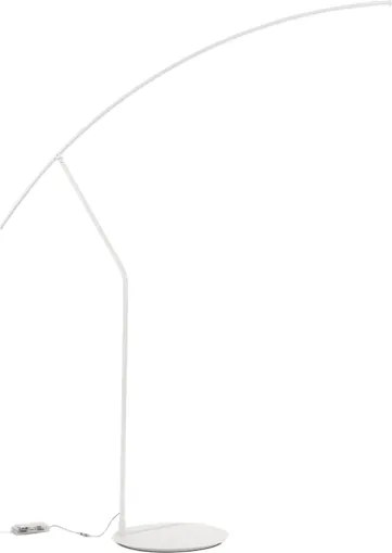 Piantana a LED 146x202 cm moderna in metallo Bianco FOLAGA