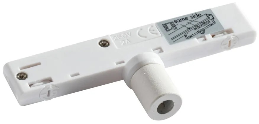 Lampada a sospensione Art Déco oro con vetro opale con adattatore per binario bianco monofase - Slimline Flore