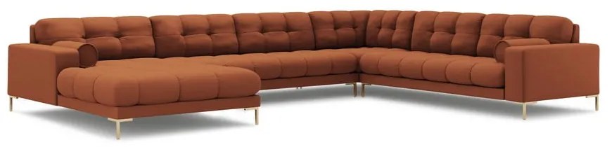 Divano angolare color mattone (angolo destro) Bali - Cosmopolitan Design