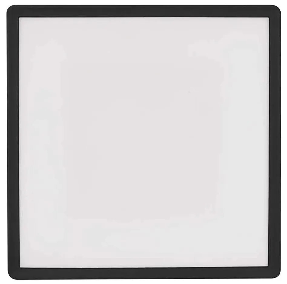 Plafoniera LED FLORI LED/18W/230V 4000K nero 29x29 cm