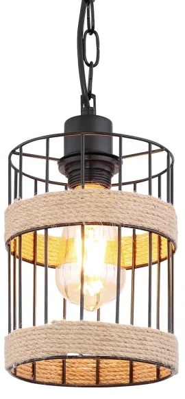 Globo 15673H - Lampadario su catena HALIA 1xE27/60W/230V