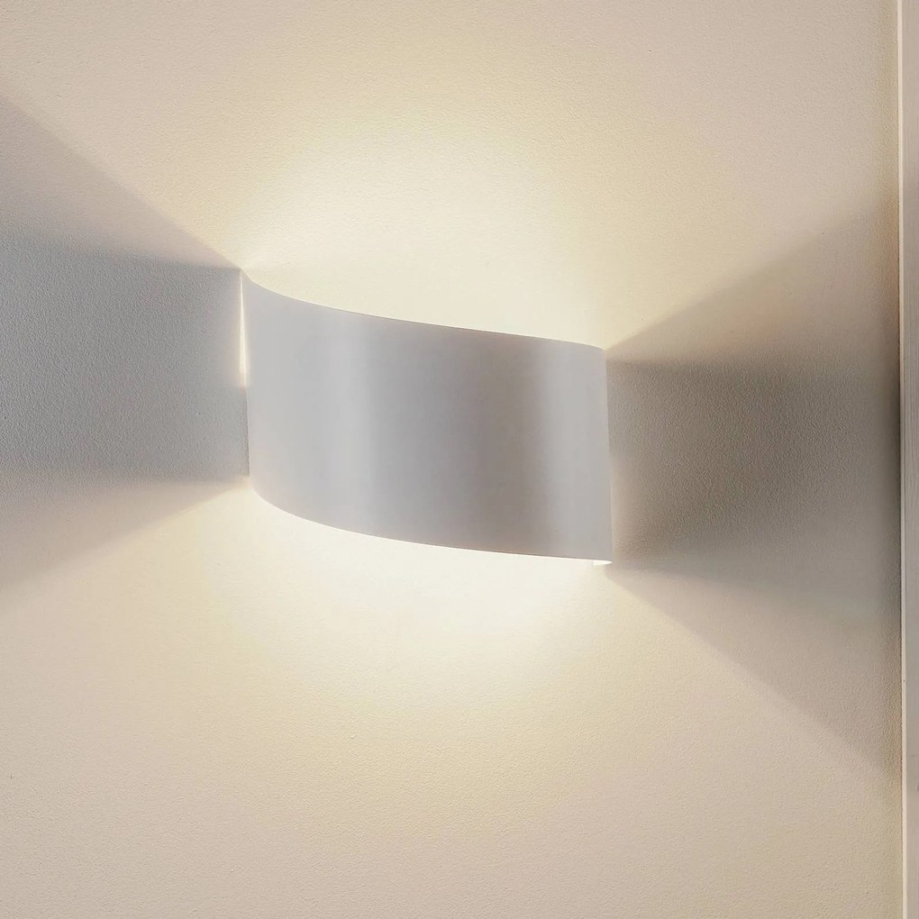 EMIBIG LIGHTING Applique Vero in acciaio laccato bianco