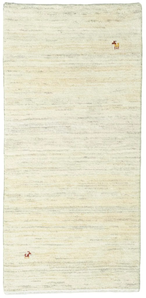 Gabbeh Tappeto 150 x 70 Beige (Iran) Annodato A Mano