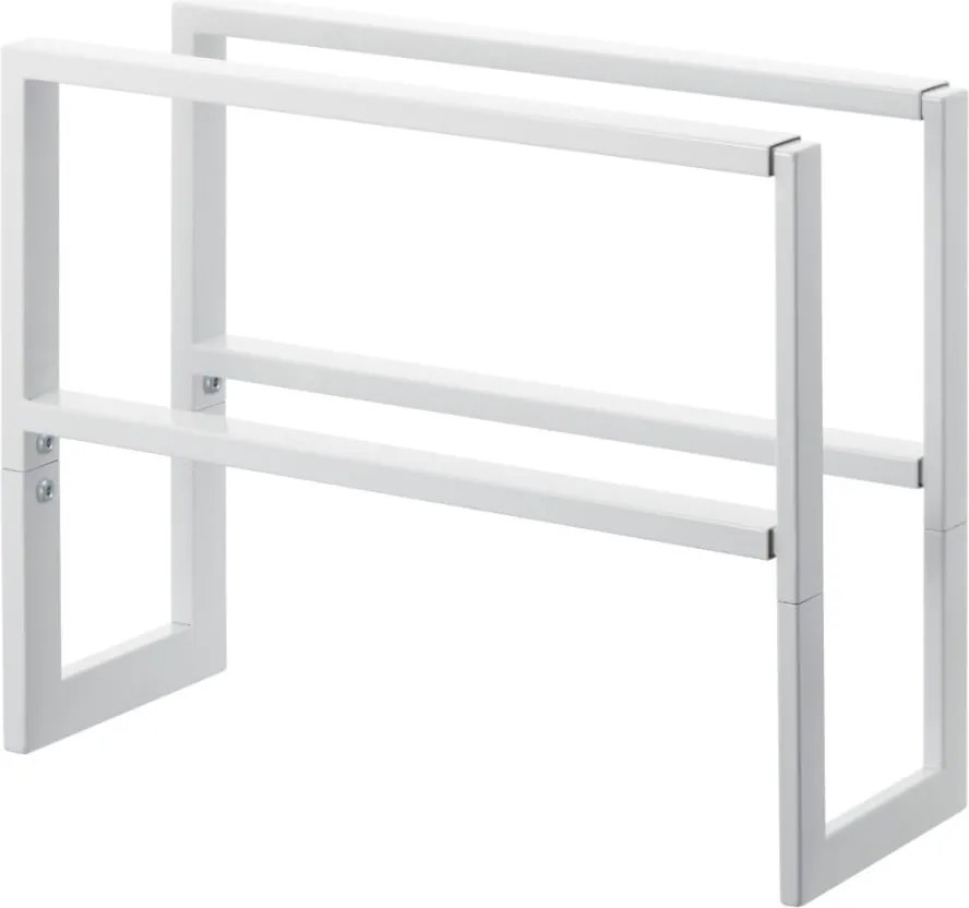 Scarpiera telescopica in metallo bianco Line - YAMAZAKI