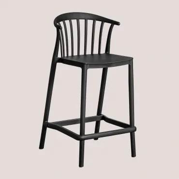 Confezione da 2 sgabelli alti Ivor Nero & ↑66 cm - Sklum