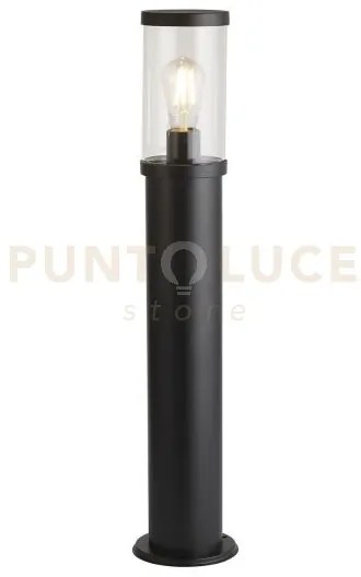 Bakerloo outdoor post - metallo nero e policarbonato