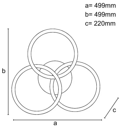 Plafoniera LED dimmerabile LED/70W/230V 3000-6500K + telecomando