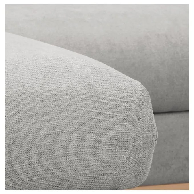 Divano angolare grigio chiaro (angolo sinistro) Beata - Ropez