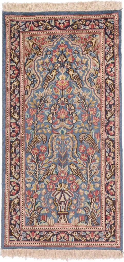 Kerman Tappeto persiano 60x120 (Iran) Annodato A Mano