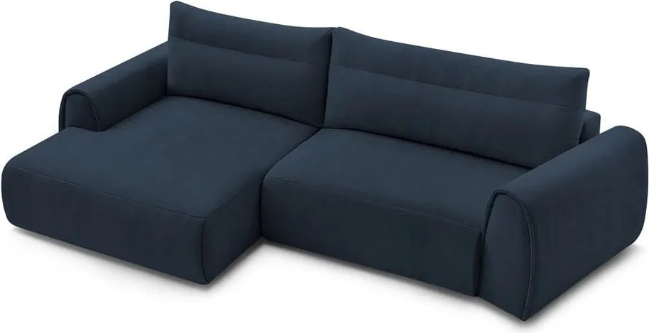 Divano angolare in blu scuro Aden – Bobochic Paris