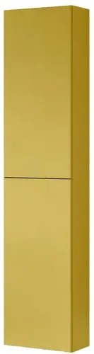 Colonna per mobile bagno Pixel 2 ante P 27 x L 30 x H 160 cm laccato opaco giallo sole