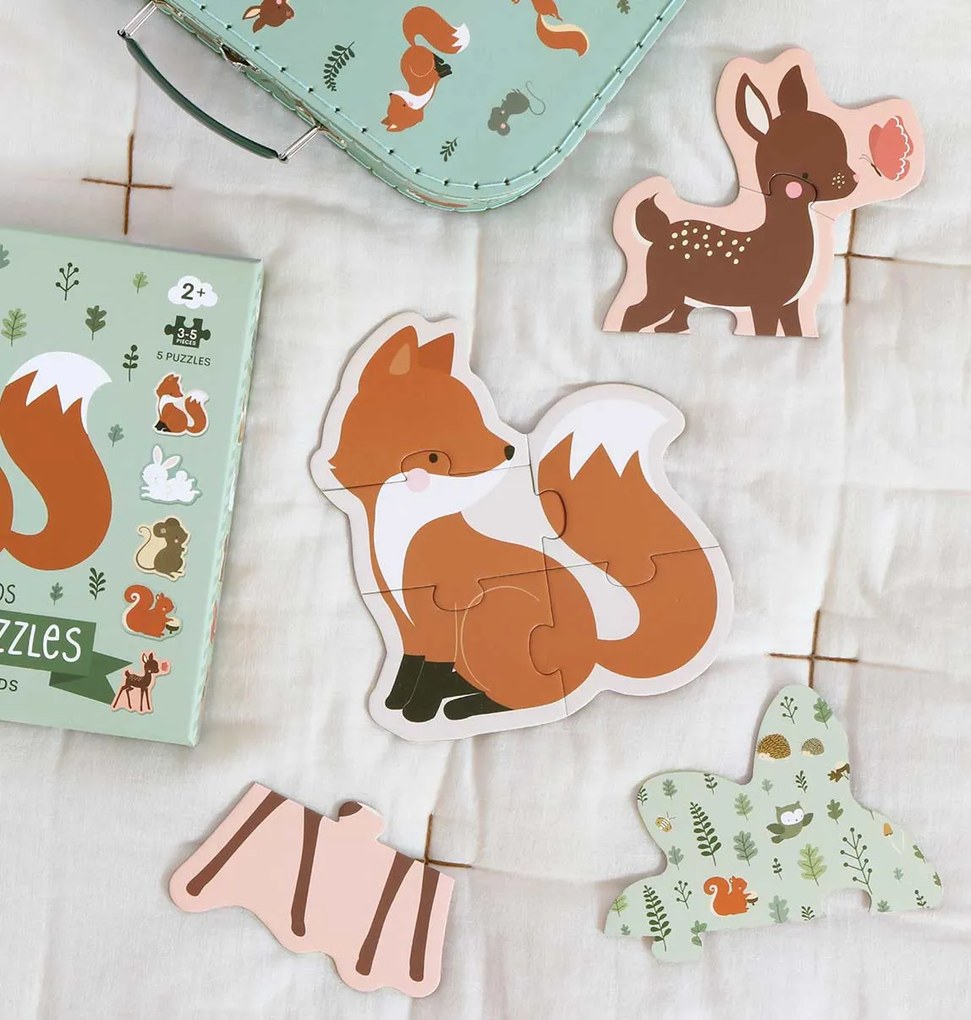 A Little Lovely Company - puzzle con animali del bosco