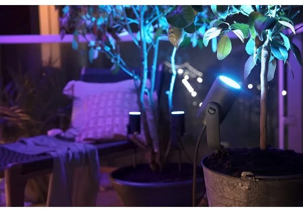 Philips 17428/30/P7 - Faretto LED RGB esterno Hue LILY LED/8W/230V IP65