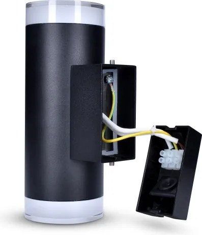 Brilagi - Applique da esterno LED RGBW MATERA 2xGU10/4,8W/230V nero IP54