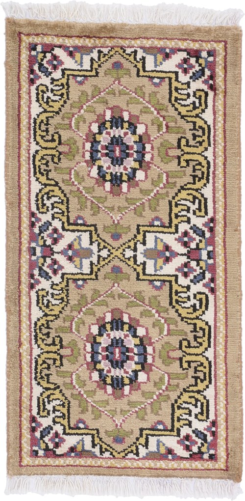 Agra Tappeto 30x60 (Indian) Annodato A Mano
