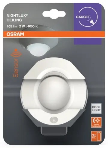 Osram - Luce notturna LED con sensore NIGHTLUX LED/2W/3xAA