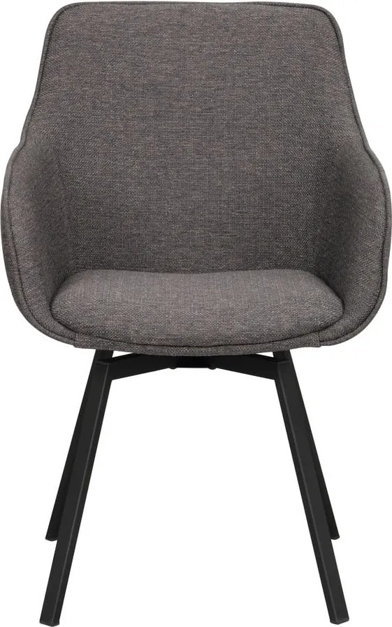 Set di sedie da pranzo grigia in imbottito 2 pz Alison – Rowico