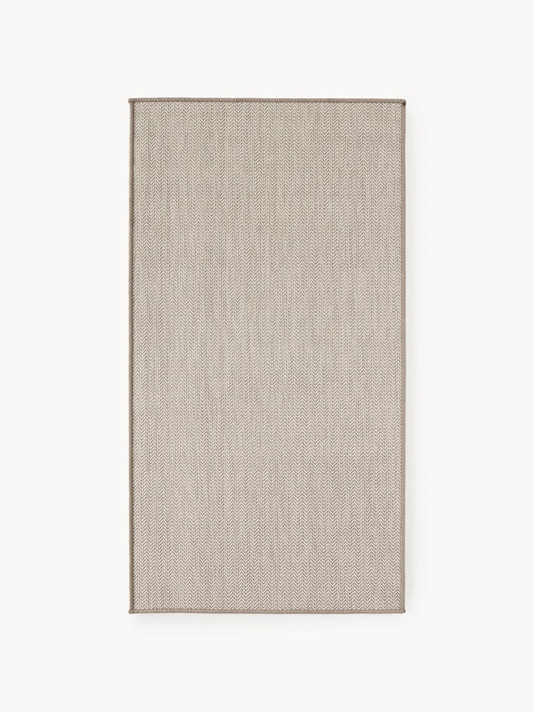 Tappeto reversibile da interno-esterno con motivo zigzag Cort