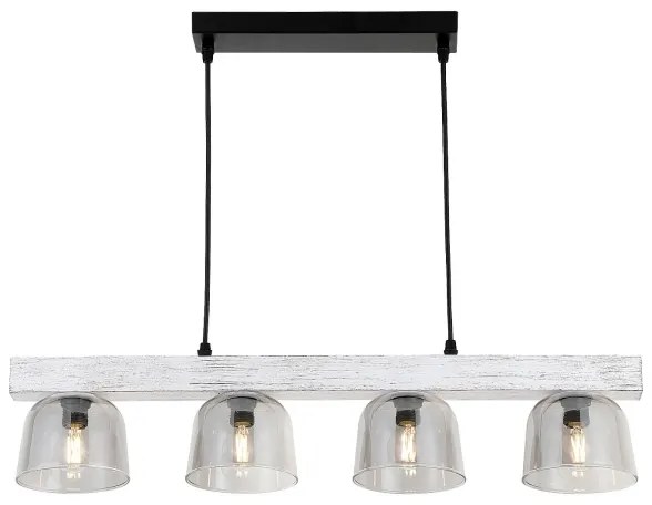 Rabalux 3120 - Lampadario su corda CARDAMON 4xE14/40W/230V
