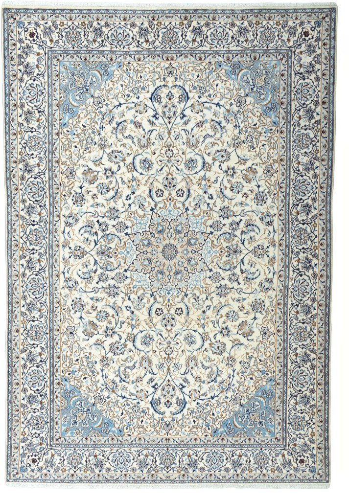 Nain Tappeto 300x210 Beige (Iran) Annodato A Mano