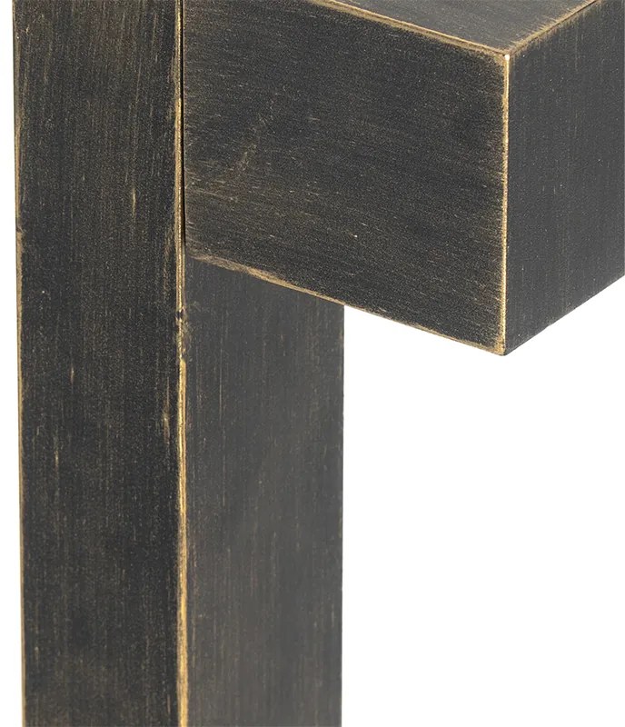 Lampada da esterno da terra industriale oro anticato 35 cm IP44 - Baleno