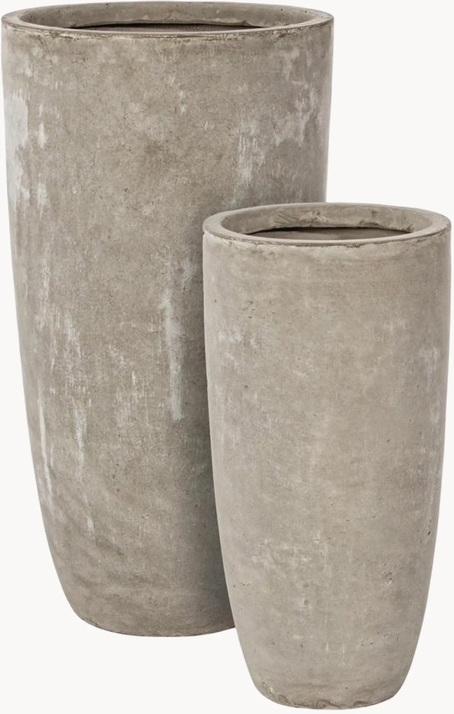 Set di 2 vasi da esterno Flora