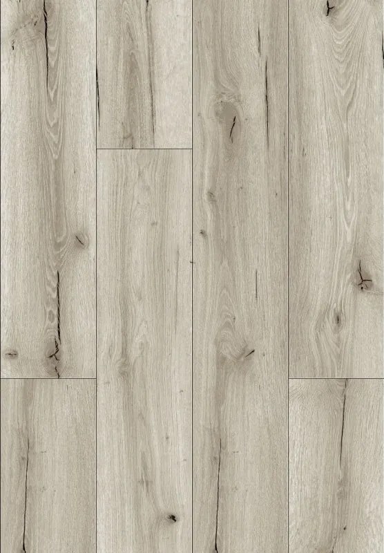 Mexen Wirginia pannelli vinilici 1227 x 187 mm LVT Dryback 2,5 mm, supporto in PVC, 4 V-Fuga, Rovere - F1305-1227-187-255-4V1-01